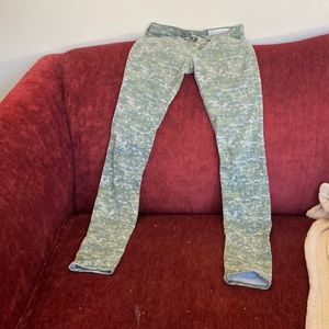 Rag&Bone skinny camo jeans